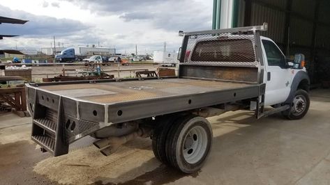 Diy Truck Mods, Custom Truck Flatbeds, Flatbed Truck Beds, Hunting Truck, Custom Flatbed, Truck Accesories, Welding Trucks, Pickup Trucks For Sale, Cool Truck Accessories