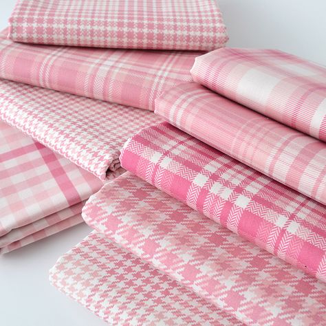 Small Prints Fabric, Cute Fabric, Clothing Fabric Patterns, Sewing Aesthetic, Sewing Activities, Fashion Designer Studio, Pink Room Decor, Modesty Outfits, Blanket Cover