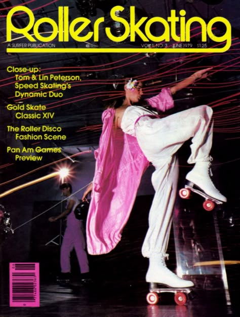 Roller Girls: Disco-Era Magazine Cover Girls on Skates - Flashbak 70s Disco Roller Skating, 70s Roller Disco, Roller Boogie, Disco Roller Skating, Roller Skating Rink, Roller Skating Outfits, 70's Disco, Skating Aesthetic, Roller Rink