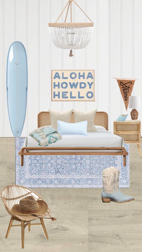 #roomdecor #roominspo #beach #coastal #coastalcowgirl #aesthetic #teengirl #design #decor Costal Cowboy Bedroom, Costal Cowgirl Room Decor, Coastal Cowboy Room, Coastal Cowgirl House, Coastal Cowgirl Bedrooms, Coastal Cowgirl Bedroom Aesthetic, Coastal Cowgirl Room Aesthetic, Kenzie Aesthetic, Coastal Cowgirl Room Decor