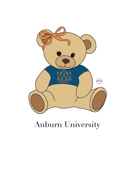 Auburn University Dorm Decor! 💙🧡 College request! Now available at my Etsy shop. Link in bio! #auburnfootball #auburnuniversity #etsy #smallbusiness Auburn University Dorm, University Dorm, Creighton University, Coastal Carolina University, University Dorms, Auburn Football, School Poster, Coastal Carolina, Auburn University