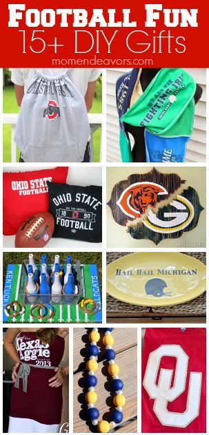 15+ DIY Football Gift Ideas (with tutorials) via momendeavors.com #football Boyfriend Baseball, Football Diy, Football Crafts, Family Projects, Gifts Creative, Chocolate Easter Bunny, Sport Craft, Diy Gift Ideas, Gifts For Football Fans