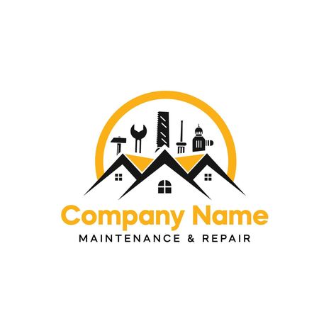 Home Service Logo, Renovation Logo Design, Home Remodeling Logo, Home Renovation Logo, Remodeling Logo, Repair Logo Design, Home Repair Logo, Renovation Logo, Mechanic Logo Design