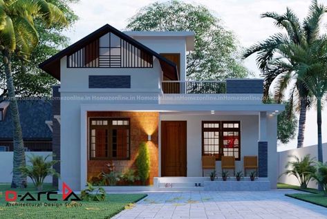 Budget House Exterior, Kerala Type House Elevation, Single Floor House Design Kerala, Simple Home Design Exterior, Single Floor House Design Indian Village, Small House Kerala, Contemporary House Exterior Kerala, Single Floor House Design Elevation, Single Floor House Design Modern