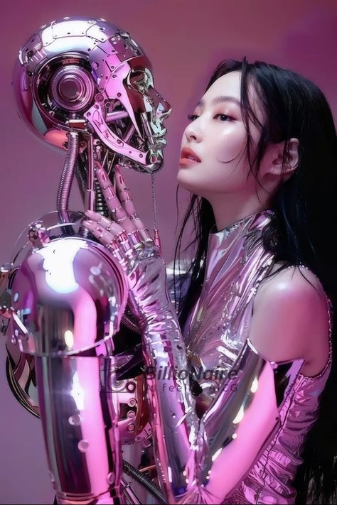 Kpop Futuristic Concept, Kpop Baddie, Pink Futuristic, Cyberpunk Photoshoot, Futuristic Photoshoot, Cyberpunk Concept, Y3k Aesthetic, Images Terrifiantes, Taurus Art