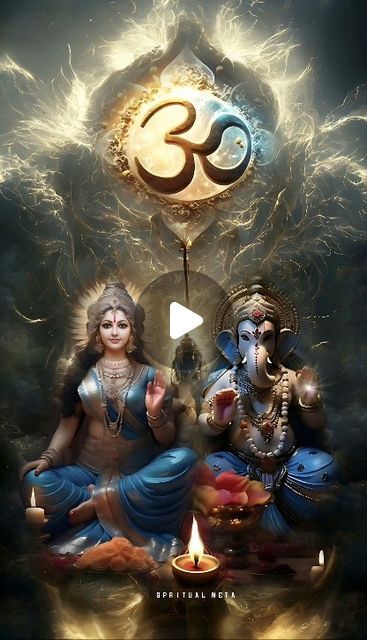 217K likes, 1,723 comments - spiritual.meta on November 25, 2023: "Lord Ganesh and goddess Laxmi are worshipped in almost every Hindu household and workplaces to br..." Laxmi Pooja, Ganesh Pooja, Goddess Mahalakshmi, Spiritual Peace, God Of Wisdom, Goddess Laxmi, Ganesh Lord, God's Wisdom, Goddess Lakshmi