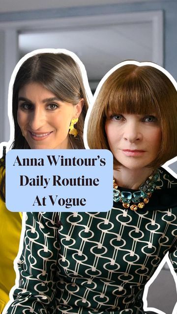 Haley Sacks I Zillennial Finance Expert on Instagram: "BEHIND EVERY SUCCESSFUL WOMAN IS AN IRONCLAD ROUTINE THEY DON’T WAIVER FROM… Here’s Anna Wintour’s! How does it comprare to yours? #financeiscool" Anna Wintour Style, Successful Woman, Anna Wintour, Successful Women, Daily Routine, Personal Finance, On A Budget, Finance, Budgeting