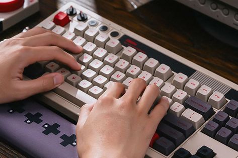 8bitDo Retro Mechanical Keyboard turns an old iconic console design into a fun-looking keyboard - Yanko Design