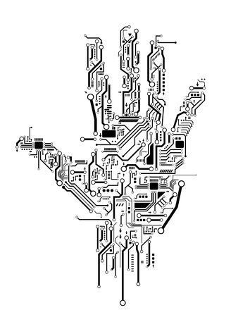 Circuit Tattoo, Pattern Tattoos, Tech Tattoo, Cyberpunk Tattoo, Circuit Board Design, Electronic Circuit, Tech Art, Abstract Hand, Desenho Tattoo