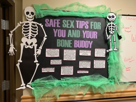 Res Life Bulletin Boards, Halloween Bulletin Boards, School Nursing, Res Life, Health Fair, Ra Ideas, Nursing School, Bulletin Boards, Bulletin Board