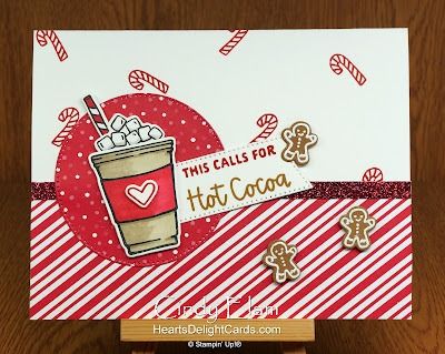 Heart's Delight Cards: CSF Thursday Challenge - CSF837 This Calls For.... Coffee Themed Cards, Coffee Cards, Winter Coffee, Fall Mini, Badge Design, Stamping Up Cards, Winter Cards, Fall Cards, Holiday Catalog