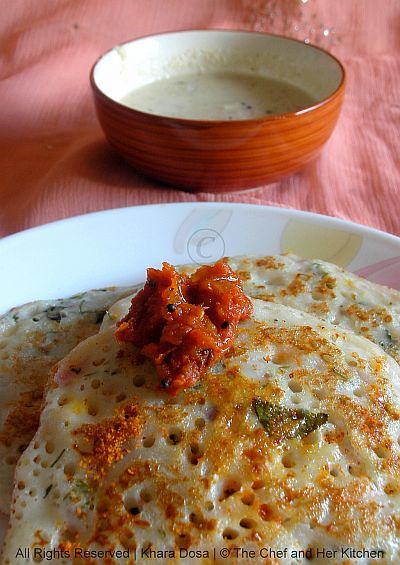 THE CHEF and HER KITCHEN: Kharada Eerulli Dosa / Kaaram Dosa / Khara Dosa Chat Papdi, Set Dosa Recipe, Indian Savouries, Adai Dosa Recipe, Sponge Dosa, Dosa Varieties, Dosa Recipes, Indian Breads, Gujarati Cuisine