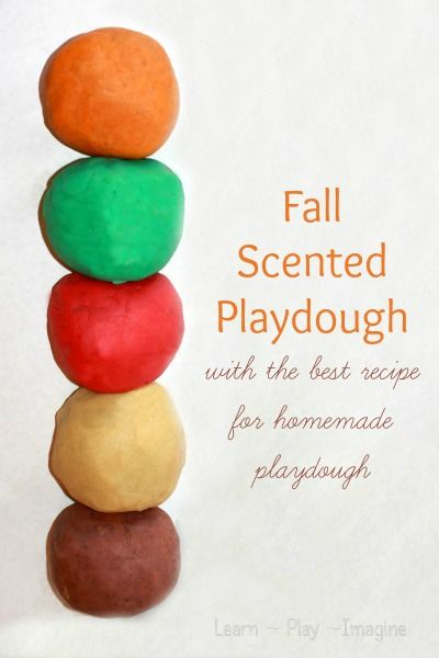 Fall Scented Playdough, Fall Playdough, Scented Playdough, Party Make-up, Playdough Recipe, Fall Preschool, Homemade Playdough, Mia 3, Fall Scents