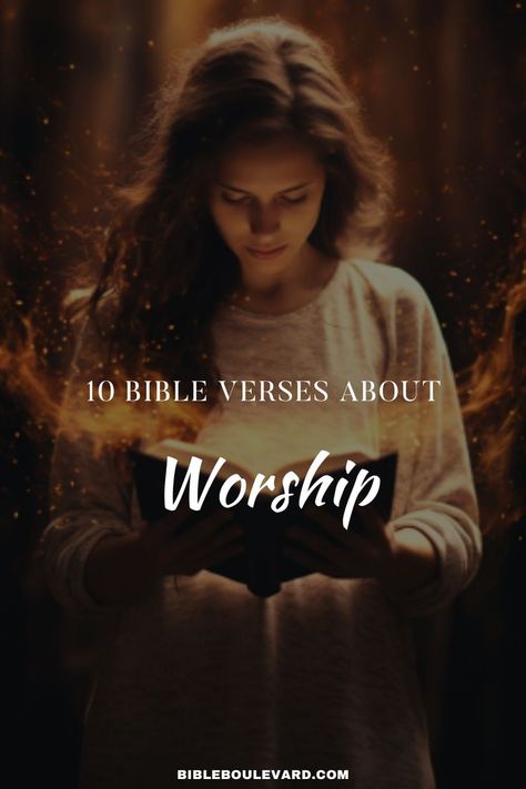 10 Bible Verses About Worship Bible Verse About Worship, Verses About Worship, Verses To Highlight In Bible, Bible Verses About Music, Worship Verses, Scripture About Praise And Worship, Idol Worship Bible, Yes I Will Vertical Worship Lyrics, Worship Scripture