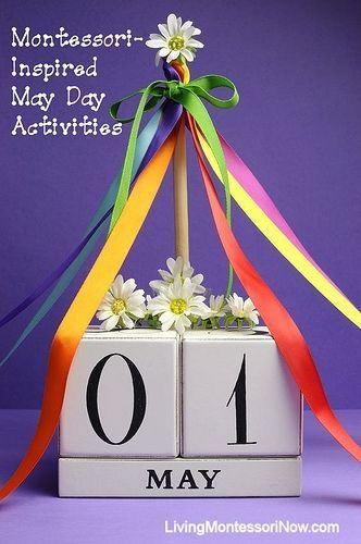 Montessori-inspired ideas for celebrating May Day in the classroom or at home May Day Activities, Beltane Blessings, May Day Ideas, May Day Traditions, May Pole, Happy May Day, May Baskets, May Day Baskets, Block Calendar