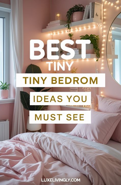 Maximizing the potential of tiny bedroom ideas can feel like a daunting task, but with the right strategies, you can turn it into a cozy and stylish retreat. Whether you’re dealing with a studio apartment, a guest room, or a tiny master suite, here are 15 innovative ideas to inspire your space-saving creativity. Tiny Guest Bedroom Ideas, Tiny Bedroom Ideas, A Studio Apartment, Foldable Furniture, Ideas For Furniture, Wall Mounted Desk, Cozy Minimalist, Bedroom Bliss, Save Room