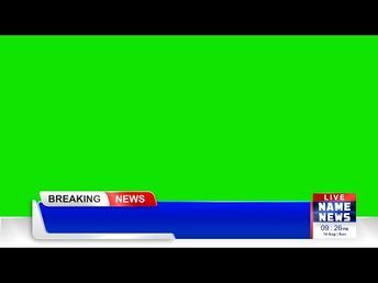 Green Screen Video, Lower Third, Lower Thirds, Screen Video, News Channel, Studio Background, Video Template, News Channels, Green Screen