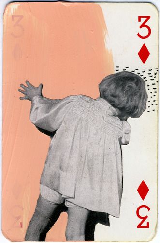 Art With Playing Cards, Art On Playing Cards, Playing Cards Art Diy, Playing Cards With Friends Aesthetic, Playing Card Collage Art, Collage Playing Cards, Friends Photo Collage, Soul Collage Cards, Playing Card Crafts