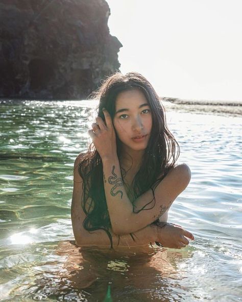 Hitomi Mochizuki, Spiritual Photos, Beach Poses By Yourself, Sacred Feminine, Wild Woman, Beach Poses, Feminine Energy, Divine Feminine, Beach Photos