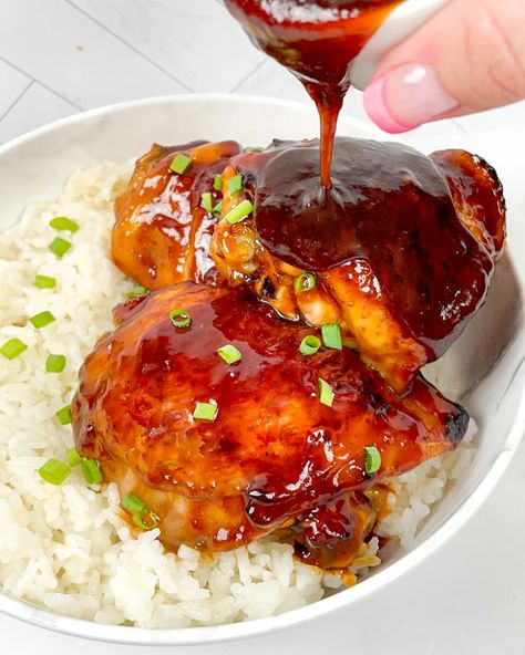 Sweet And Sour Recipes, Sugar Free Ketchup, Chicken Thighs Recipe, Thighs Recipe, Sweet And Sour Chicken, Sauce For Rice, Sweet Sour Chicken, Takeout Food, Points Recipes