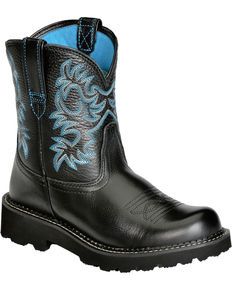 Ariat Fatbaby Cowboy Boots, Black Fatbaby Boots, Ariat Cowgirl Boots, Ariat Fatbaby, Black Cowgirl Boots, Womens Cowgirl Boots, Black Cowgirl, Boots Store, Ariat Boots, Roper Boots