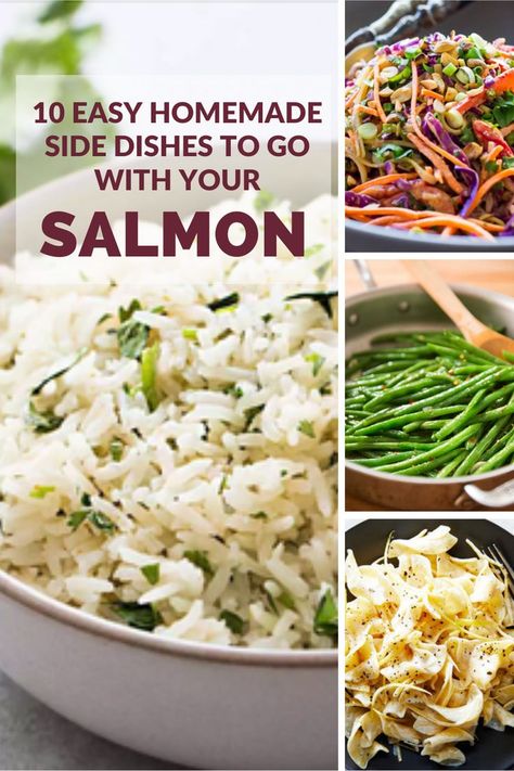 Things To Go With Salmon, Rice Dishes With Salmon, Rice Recipes To Go With Salmon, Salmon Side Recipes, Rice That Goes With Salmon, Best Rice To Go With Salmon, What To Serve With Salmon Dinners, Healthy Sides With Salmon, Rice Side For Salmon