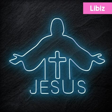 Jesus Is The Only Way, Boring Bedroom, Plain Bedroom, Jesus Background, Christian Quotes Scriptures, Neon Sign Wall, Finding Jesus, Way To Heaven, Jesus Photo