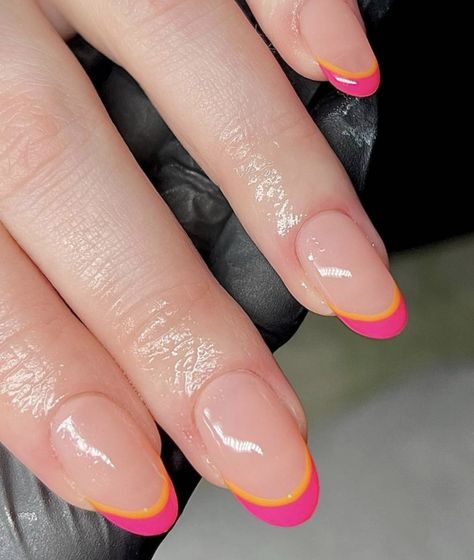 Colourful Nail Designs, Colourful Nail, Watermelon Nails, Cute Simple Nails, Summery Nails, Cute Summer Nails, Cute Gel Nails, Colorful Nail Designs, Beach Nails