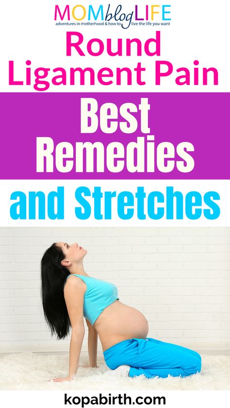 Round ligament pain is a common complaint for pregnant https://mombloglife.com/129-mom-blog-post-ideas-to-inspire-you/women. We teamed up with KOPA birth to give you some remedies for getting relief asap. Hang in there mama! Round Ligament Stretches, Stretches For Round Ligament Pain, Round Ligament Pain Relief, 2nd Pregnancy, Pregnancy Support Belt, Round Ligament Pain, Pregnancy Timeline, Pregnancy Pain, Gas Relief