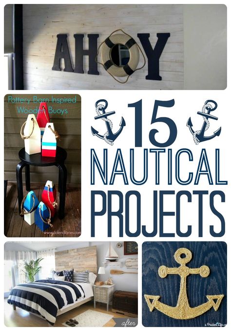 90s Bathroom, Diy Nautical Decor, Decor Marin, Diy Nautical, Deco Marine, Nautical Room, Nautical Bedroom, Nautical Diy, Nautical Crafts