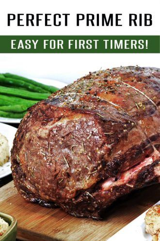 Easy Prime Rib Roast Recipe! 1,000s of 5-Star Reviews. Easy for beginners to master! This Prime Rib Recipe is loaded with garlic, herbs and flavor. Finish it off with Au Jus for an unforgettable meal. #primeribrecipes #roastrecipes #christmasrecipes #easterrecipes Easy Prime Rib Roast Recipe, Easy Prime Rib, Cooking Prime Rib Roast, Prime Rib Roast Recipe, Perfect Prime Rib, Cooking Prime Rib, Rib Roast Recipe, Rib Recipe, Prime Rib Recipe