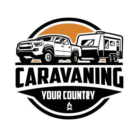 Caravan Logo Design, Caravan Logo, Trailer Logo, Adventure Trailers, The Caravan, Rv For Sale, Camping Trailer, Business Card Logo, Logo Inspiration