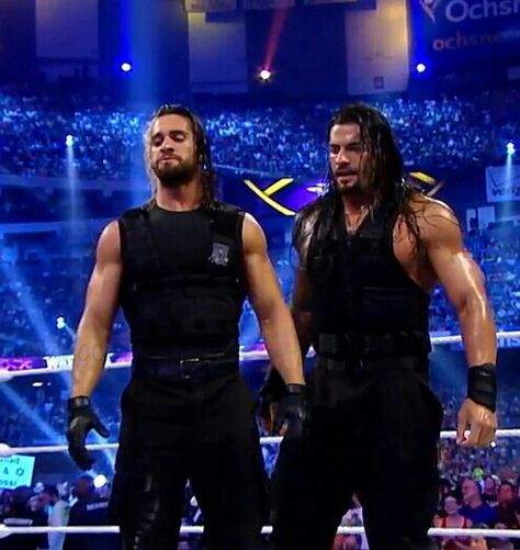 Seth Rollins and Roman Reigns Roman Reigns Shield, Wwe Roman Reigns, Sasha Bank, Seth Rollins, Roman Reigns, Man Crush, Roman Empire, Reign, Wwe