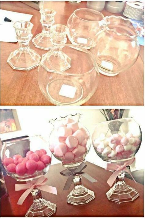 Diy Baby Shower Centerpieces, Diy Cupcake Stand, Diy Cupcakes, Diy Dollar Tree Decor, Dollar Tree Decor, Shower Centerpieces, Dollar Tree Diy Crafts, Diy Dollar Store Crafts, Baby Diy