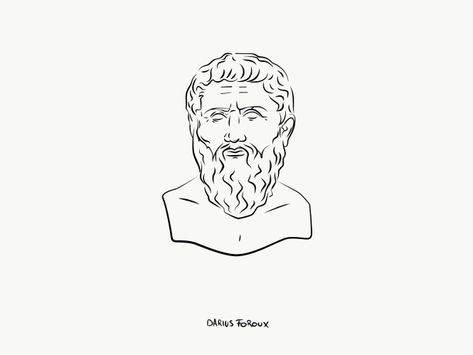 How to Be Productive, According to Ancient Philosophy - Darius Foroux - Pocket Aristotle Drawing, Socrates Drawing, Aristotle Philosophy, Ancient Philosophy, How To Be Productive, Western Philosophy, The Industrial Revolution, Feeling Empty, Be Productive