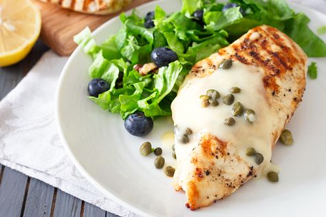 Mustard Caper Sauce, Creamy Lemon Caper Sauce, Lemon Caper Sauce Chicken, Creamy Dijon Mustard Mushroom Chicken, Greek Yogurt Dijon Mustard Chicken, Dijon Mustard Chicken, Dijon Mustard Sauce, Capers Chicken, Capers Recipe