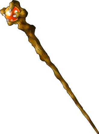 The wizard's staff (Formerly Wizard's Wand) is a recurring weapon in the Dragon Quest series. It is usually the weakest staff in the game and casts Frizz when used as an item in battle. Making its debut, it can be equipped by the Princess of Moonbrooke and has an attack bonus of +8. When used as an item in battle, it will cast Sizz, which always deals 12 damage. The wizard's staff has an attack bonus of +15, and can be equipped by Mages and Sages. From this game onwards, it will always cast Friz Dragon Staff, Magic Staff, Wizard Staff, Fantasy Town, Wizard Wand, Japanese Names, Dragon Quest, Dnd Characters, Background For Photography