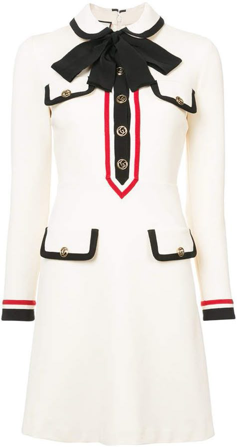 Gucci Jersey dress with Bow Chanel Black And White Dress, Gucci Mini Dress, Gucci Dress Outfit, Gucci Outfits Women, Gucci Jersey, Gucci Clothes, Gucci Dresses, Victoria Fashion, Classic Feminine