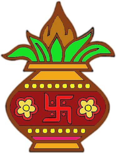 Kalash Design In Rangoli, Kalash Drawing Easy, Kalash Png, Kalash Painting Design, Kalash Rangoli Designs, Kalash Painting, Kalash Drawing, Redium Design, Kalash Design