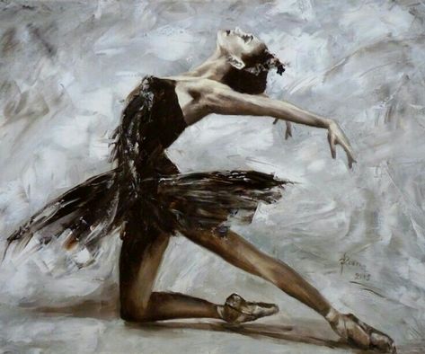 Ballerina Art Paintings, Ballet Drawings, Swan Painting, Ballet Painting, Ballerina Painting, Ballerina Art, Dancers Art, Dance Paintings, Ballet Art