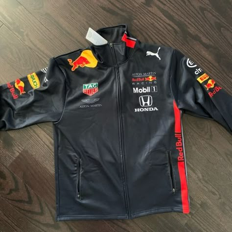 Red Bull F1 sweater XL Red Bull Jacket F1, Red Bull F1 Jacket, F1 Merch, Redbull Racing, Red Bull F1, Bulls Shirt, Races Outfit, F1 Driver, Racing Jacket