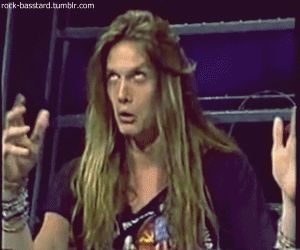 GIF Sebastian Bach 1990s Sebastian Bach 80s Gif, Rachel Bolan, Musical Hair, Hair Metal Bands, 80s Hair Bands, Cute Twitter Headers, Hair Metal, Skid Row, 80s Bands