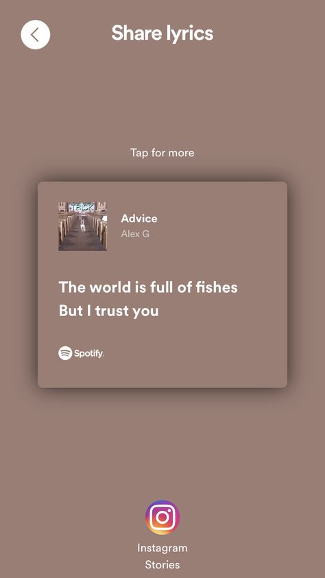 Advice Alex G, Alex G Spotify, Alex G, Spotify Lyrics, I Trusted You, Trust Yourself, Instagram Story, Incoming Call Screenshot, Songs