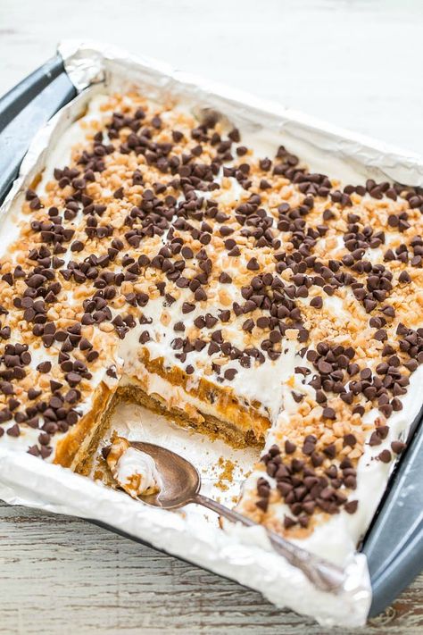 The 11 Best Lush Dessert Recipes  The Eleven Best Pumpkin Lush, Lush Dessert, Lush Recipes, Averie Cooks, Pumpkin Pudding, Cheesecake Brownies, Pumpkin Chocolate Chips, Pumpkin Flavor, Thanksgiving Desserts