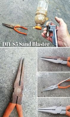 Diy Sandblaster, Rusty Tools, Diy Tools Homemade, Homemade Toilet Cleaner, Remove Paint, Clean Baking Pans, Metal Bender, Glass Cooktop, Deep Cleaning Tips