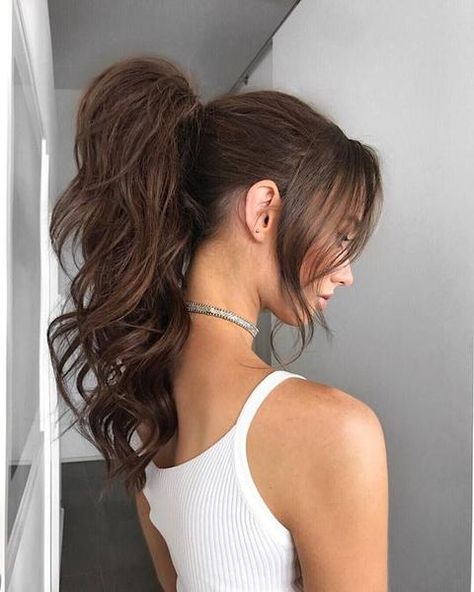 10 Trending Bridal Hairstyles With Halo Hair Extensions Ponytail Bridal Hair, Bridal Ponytail, Pony Hairstyles, Formal Hairstyles For Long Hair, High Ponytail Hairstyles, Halo Hair Extensions, Halo Hair, High Ponytail, Hair Ponytail Styles