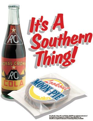 It's a southern thing.  Moon Pie and an RC Rc Cola And Moon Pie, Southern Traditions, Southern Things, Moon Pie, Moon Pies, Southern Heritage, Southern Pride, Southern Sayings, Southern Life