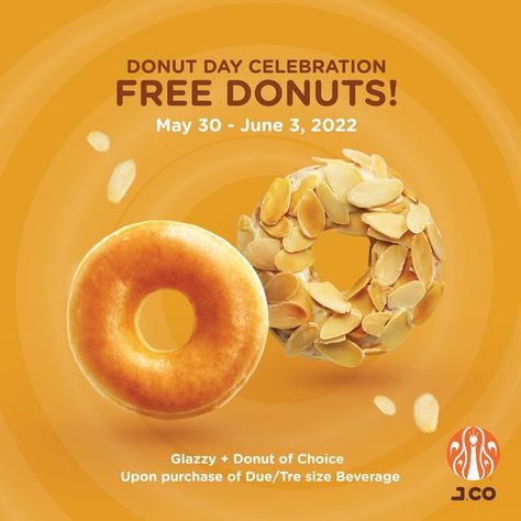 Tickle your sweet palate with FREE J.CO Donuts for International Donuts Day! Bg Template, Draw Poster, Jco Donuts, National Donut Day, Bakery Packaging, Food Advertising, Lucky Draw, Krispy Kreme, Social Media Marketing Business