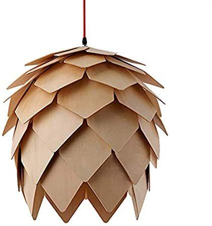 Rattan Lampe, Sources Of Light, Loft Living Room, Wooden Pendant Lamp, Light Fixtures Ceiling, Dining Room Lights, Retro Pendant Lights, Home Lighting Ideas, Wooden Lampshade