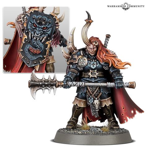 Warhammer event 2021-22 limited edtion miniature. Chaos Warrior, Gandalf The Grey, Caracter Design, Grey Knights, Warhammer Aos, Warhammer Models, Fantasy Battle, Age Of Sigmar, Model Paint